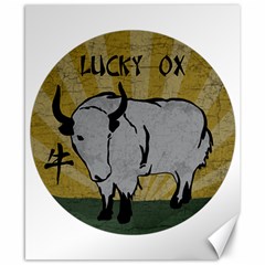 Chinese New Year ¨c Year Of The Ox Canvas 8  X 10  by Valentinaart