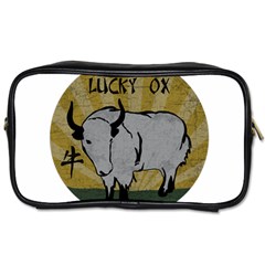 Chinese New Year ¨c Year Of The Ox Toiletries Bag (two Sides) by Valentinaart