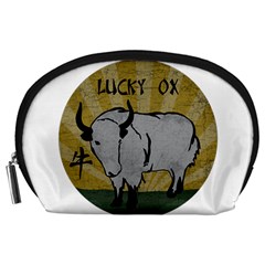 Chinese New Year ¨c Year Of The Ox Accessory Pouch (large) by Valentinaart