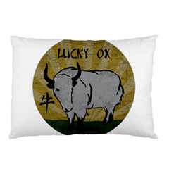 Chinese New Year ¨c Year Of The Ox Pillow Case by Valentinaart