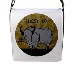 Chinese New Year ¨c Year Of The Ox Flap Closure Messenger Bag (l) by Valentinaart