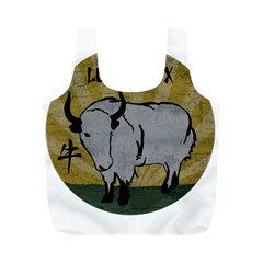 Chinese New Year ¨c Year Of The Ox Full Print Recycle Bag (m) by Valentinaart