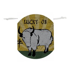 Chinese New Year ¨c Year Of The Ox Lightweight Drawstring Pouch (s) by Valentinaart