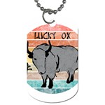 Chinese New Year ¨C Year of the Ox Dog Tag (One Side) Front