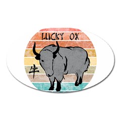 Chinese New Year ¨c Year Of The Ox Oval Magnet