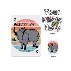 Chinese New Year ¨c Year Of The Ox Playing Cards 54 Designs (mini) by Valentinaart