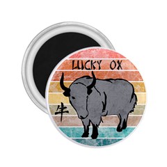 Chinese New Year ¨c Year Of The Ox 2 25  Magnets by Valentinaart