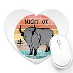 Chinese New Year ¨C Year of the Ox Heart Mousepads Front