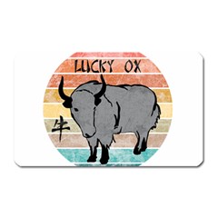 Chinese New Year ¨c Year Of The Ox Magnet (rectangular) by Valentinaart