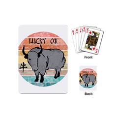 Chinese New Year ¨c Year Of The Ox Playing Cards Single Design (mini)