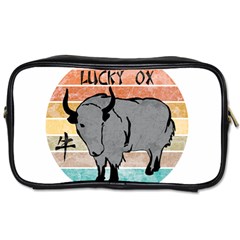 Chinese New Year ¨c Year Of The Ox Toiletries Bag (two Sides) by Valentinaart