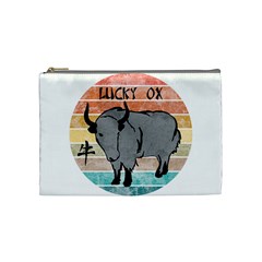 Chinese New Year ¨c Year Of The Ox Cosmetic Bag (medium) by Valentinaart