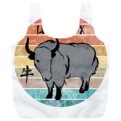 Chinese New Year ¨c Year Of The Ox Full Print Recycle Bag (xl) by Valentinaart