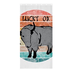 Chinese New Year ¨c Year Of The Ox Shower Curtain 36  X 72  (stall)  by Valentinaart