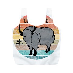 Chinese New Year ¨c Year Of The Ox Full Print Recycle Bag (m) by Valentinaart