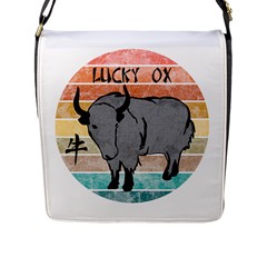 Chinese New Year ¨c Year Of The Ox Flap Closure Messenger Bag (l) by Valentinaart