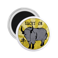 Chinese New Year ¨c Year Of The Ox 2 25  Magnets by Valentinaart