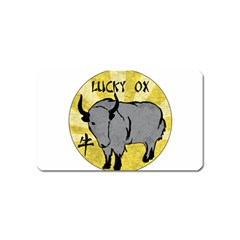 Chinese New Year ¨c Year Of The Ox Magnet (name Card) by Valentinaart