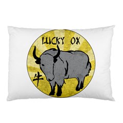 Chinese New Year ¨c Year Of The Ox Pillow Case by Valentinaart