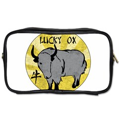 Chinese New Year ¨c Year Of The Ox Toiletries Bag (two Sides) by Valentinaart