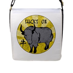 Chinese New Year ¨c Year Of The Ox Flap Closure Messenger Bag (l) by Valentinaart