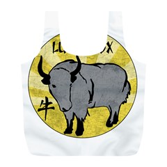 Chinese New Year ¨c Year Of The Ox Full Print Recycle Bag (l) by Valentinaart