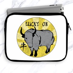 Chinese New Year ¨c Year Of The Ox Apple Ipad 2/3/4 Zipper Cases by Valentinaart