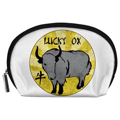 Chinese New Year ¨c Year Of The Ox Accessory Pouch (large) by Valentinaart