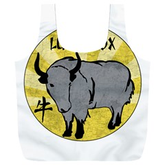 Chinese New Year ¨c Year Of The Ox Full Print Recycle Bag (xxxl) by Valentinaart