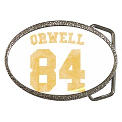 Orwell 84 Belt Buckles by Valentinaart