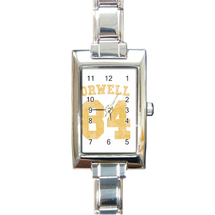 Orwell 84 Rectangle Italian Charm Watch