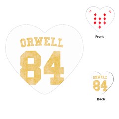 Orwell 84 Playing Cards Single Design (heart)