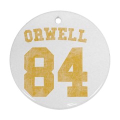 Orwell 84 Ornament (round)