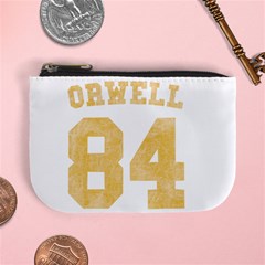 Orwell 84 Mini Coin Purse by Valentinaart