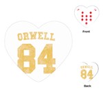 Orwell 84 Playing Cards Single Design (Heart) Front