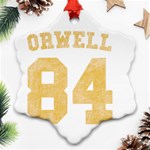 Orwell 84 Ornament (Snowflake) Front