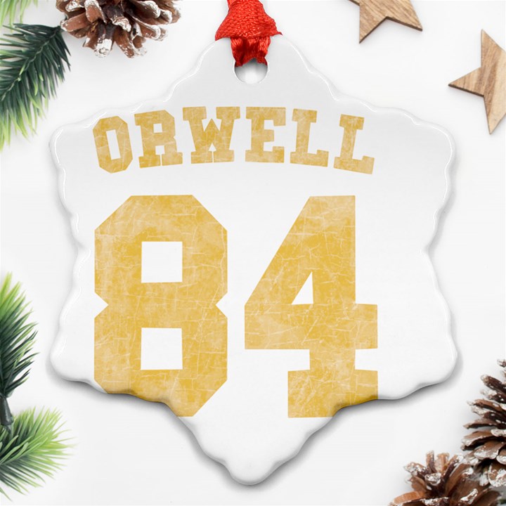 Orwell 84 Ornament (Snowflake)