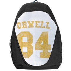 Orwell 84 Backpack Bag by Valentinaart