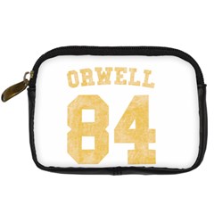 Orwell 84 Digital Camera Leather Case by Valentinaart