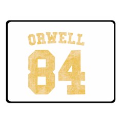 Orwell 84 Double Sided Fleece Blanket (small) 