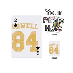 Orwell 84 Playing Cards 54 Designs (mini) by Valentinaart