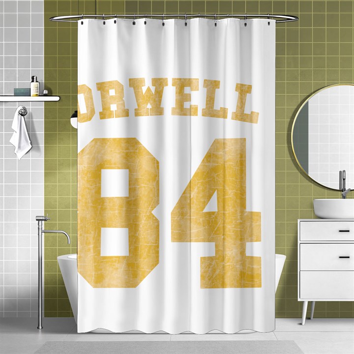 Orwell 84 Shower Curtain 48  x 72  (Small) 