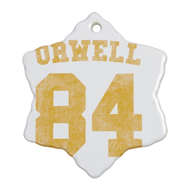 Orwell 84 Ornament (Snowflake)