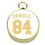 Orwell 84 Gold Compasses Front