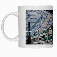 Crowded Urban Scene, Osaka Japan White Mugs by dflcprintsclothing