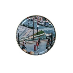 Crowded Urban Scene, Osaka Japan Hat Clip Ball Marker (4 Pack) by dflcprintsclothing