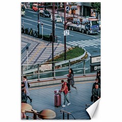 Crowded Urban Scene, Osaka Japan Canvas 20  X 30  by dflcprintsclothing