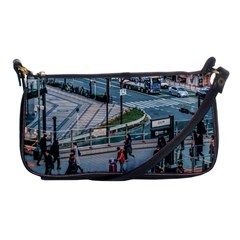 Crowded Urban Scene, Osaka Japan Shoulder Clutch Bag by dflcprintsclothing