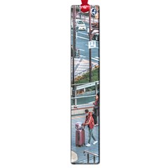 Crowded Urban Scene, Osaka Japan Large Book Marks by dflcprintsclothing