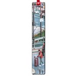 Crowded Urban Scene, Osaka Japan Large Book Marks Front